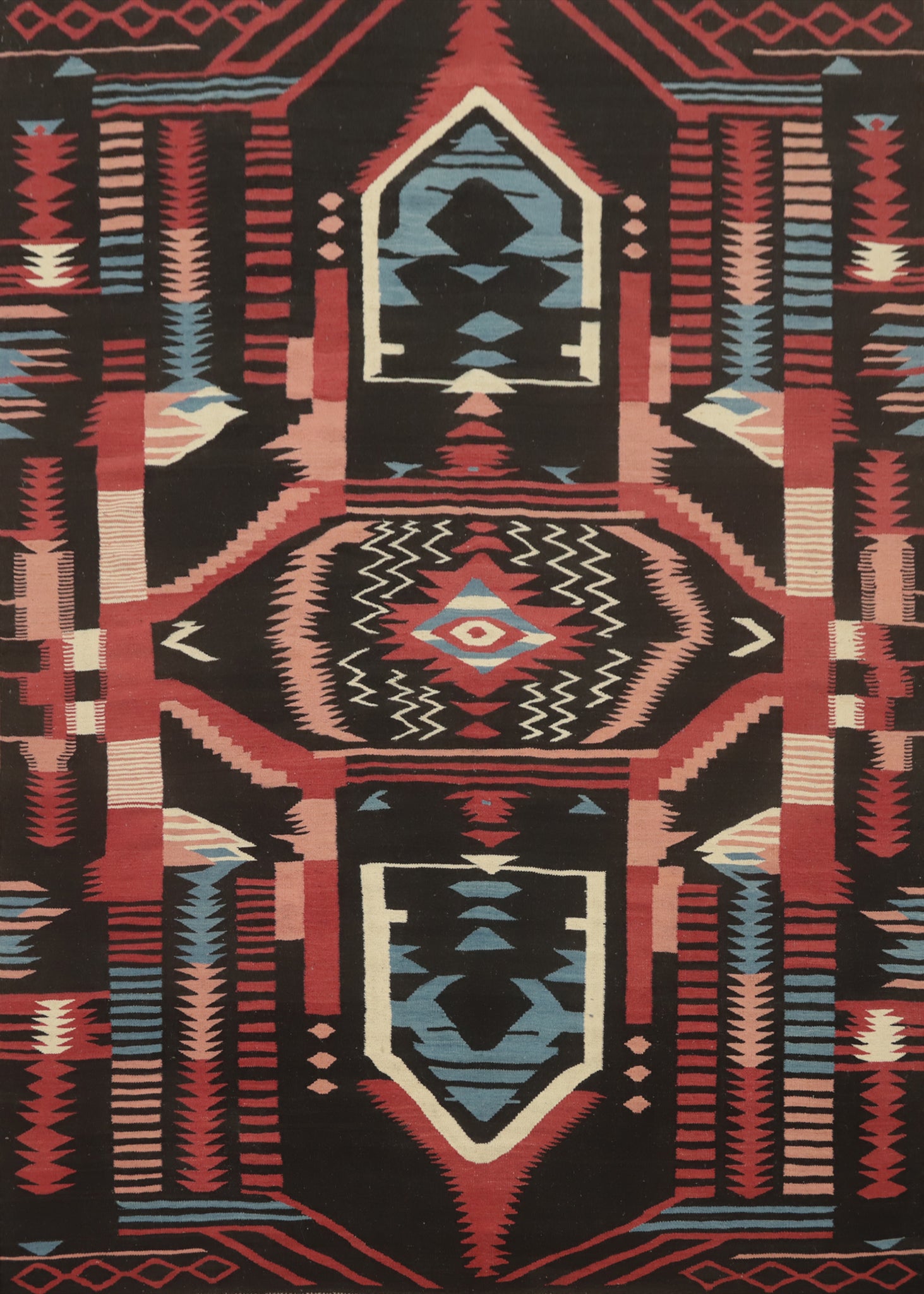 Flat Weave Wool Kilim Oriental Area Rug 8x10