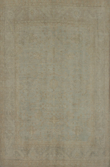Vegetable Dye Wool Oushak Turkish Area Rug 8x10