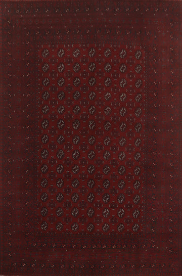 Geometric Balouch Afghan Area Rug 8x11