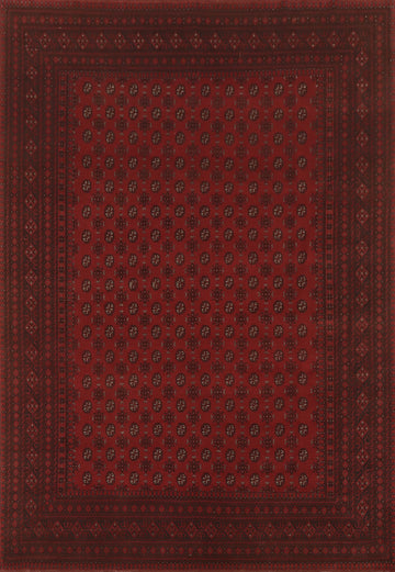 Geometric Balouch Afghan Area Rug 10x13