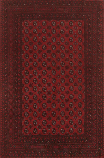 Geometric Balouch Afghan Area Rug 8x11