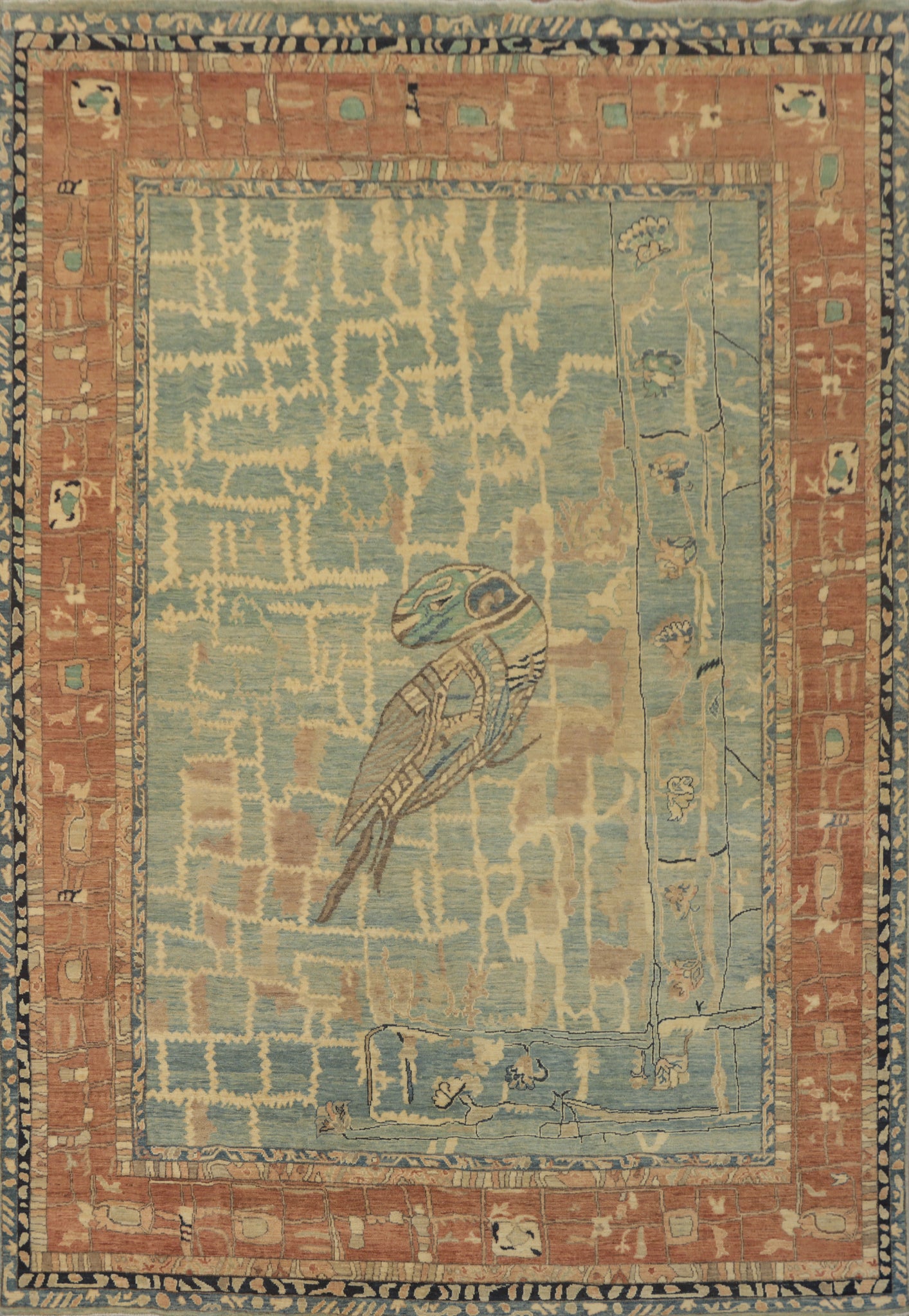 Vegetable Dye Ziegler Oriental Area Rug 8x10