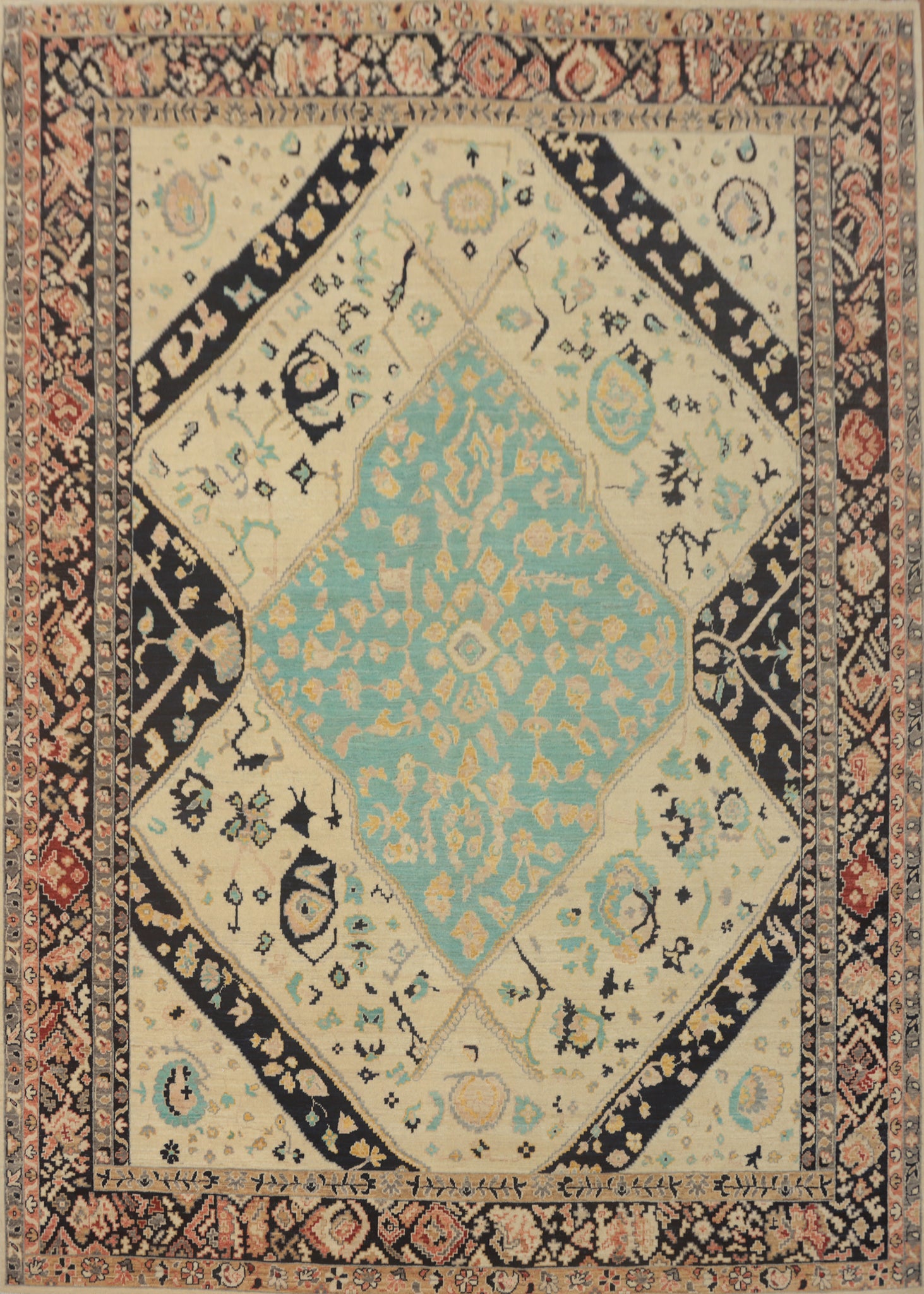 Vegetable Dye Ziegler Oriental Area Rug 8x10