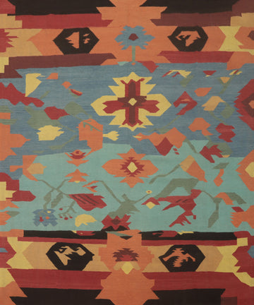 Flat Weave Kilim Oriental Area Rug 8x8