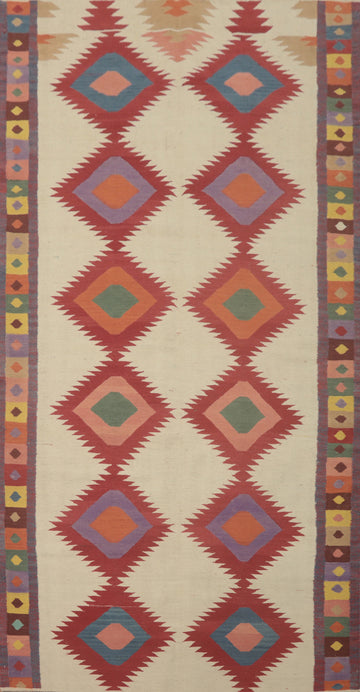 Geometric Kilim Oriental Area Rug 6x12