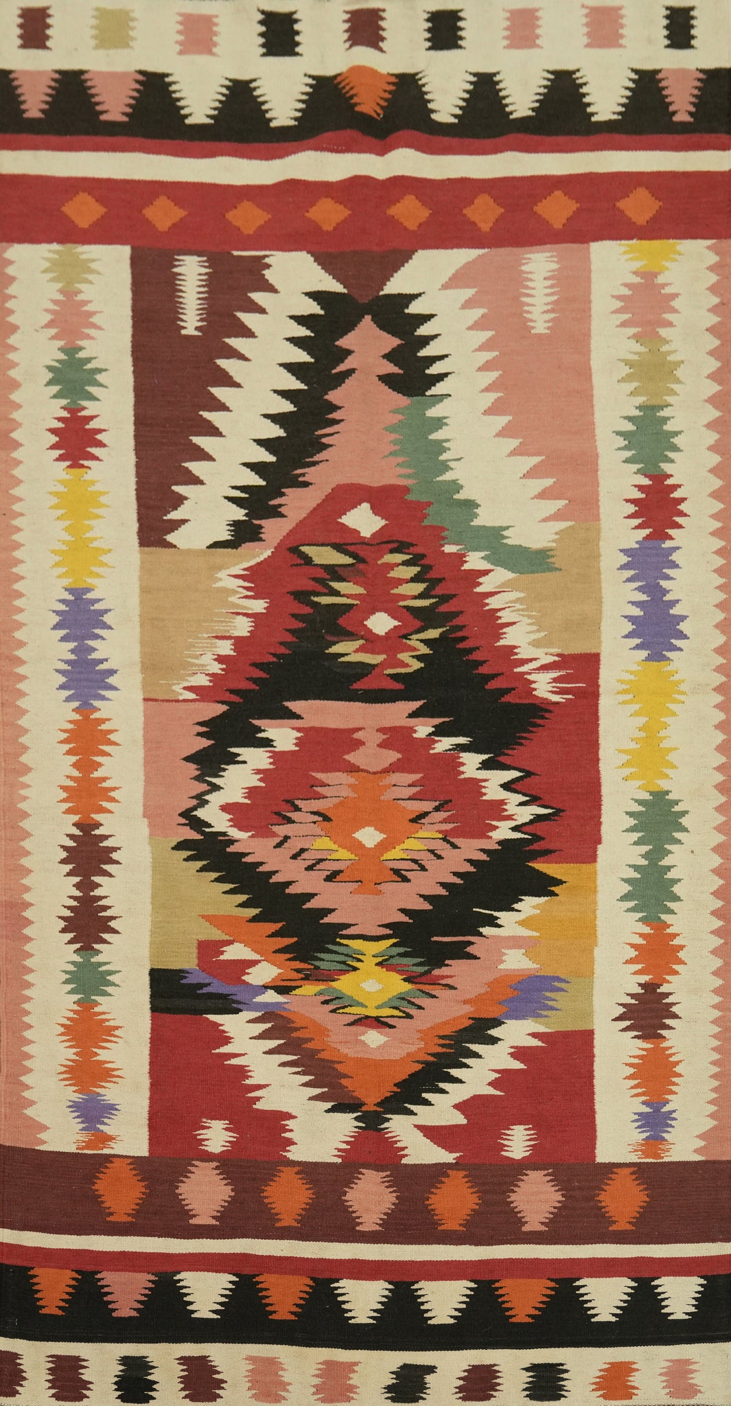 Geometric Kilim Oriental Area Rug 5x10