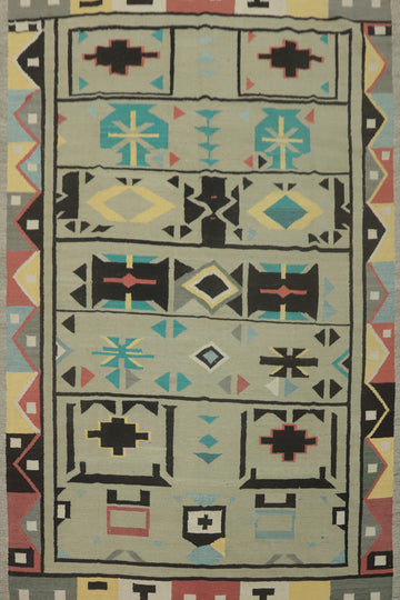 Vegetable Dye Kilim Oriental Area Rug 8x10