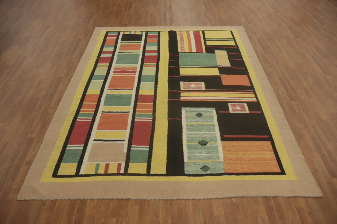 Geometric Kilim Oriental Area Rug 8x10