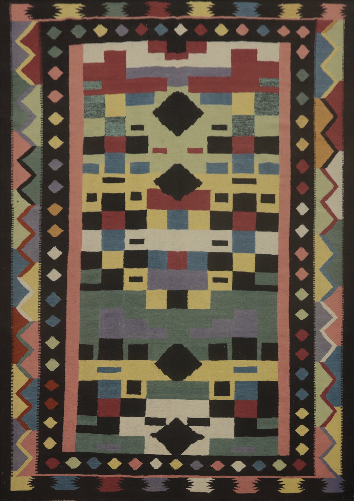 Geometric Kilim Oriental Area Rug 8x10