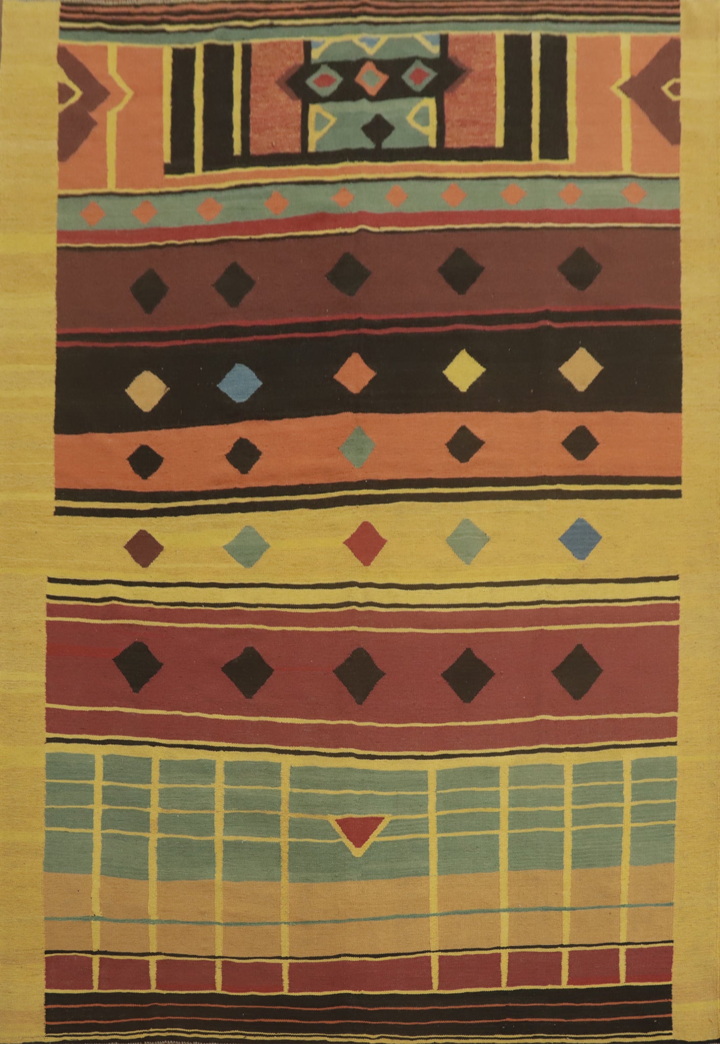 Geometric Kilim Oriental Area Rug 8x11