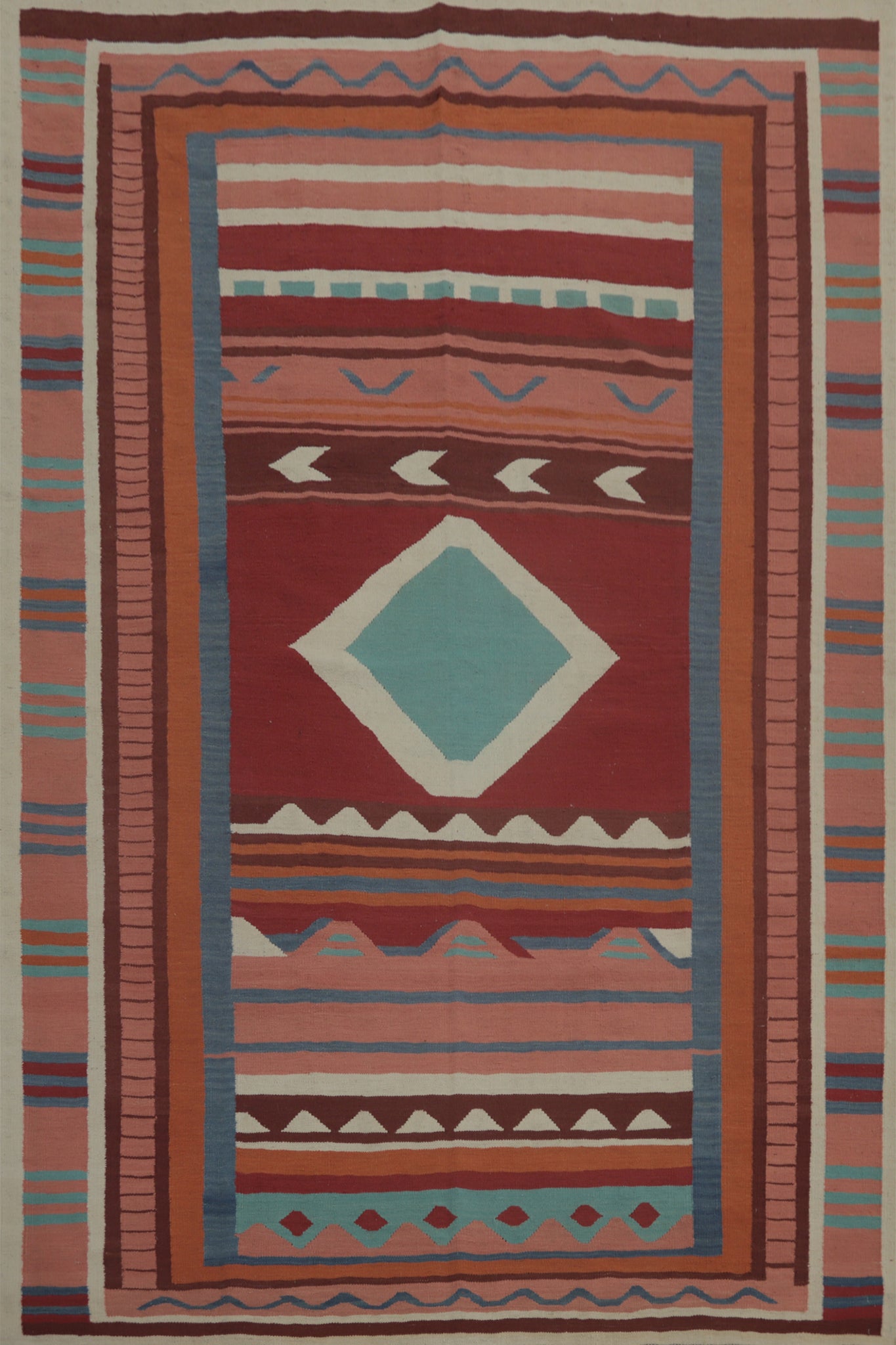 Geometric Kilim Oriental Area Rug 8x10