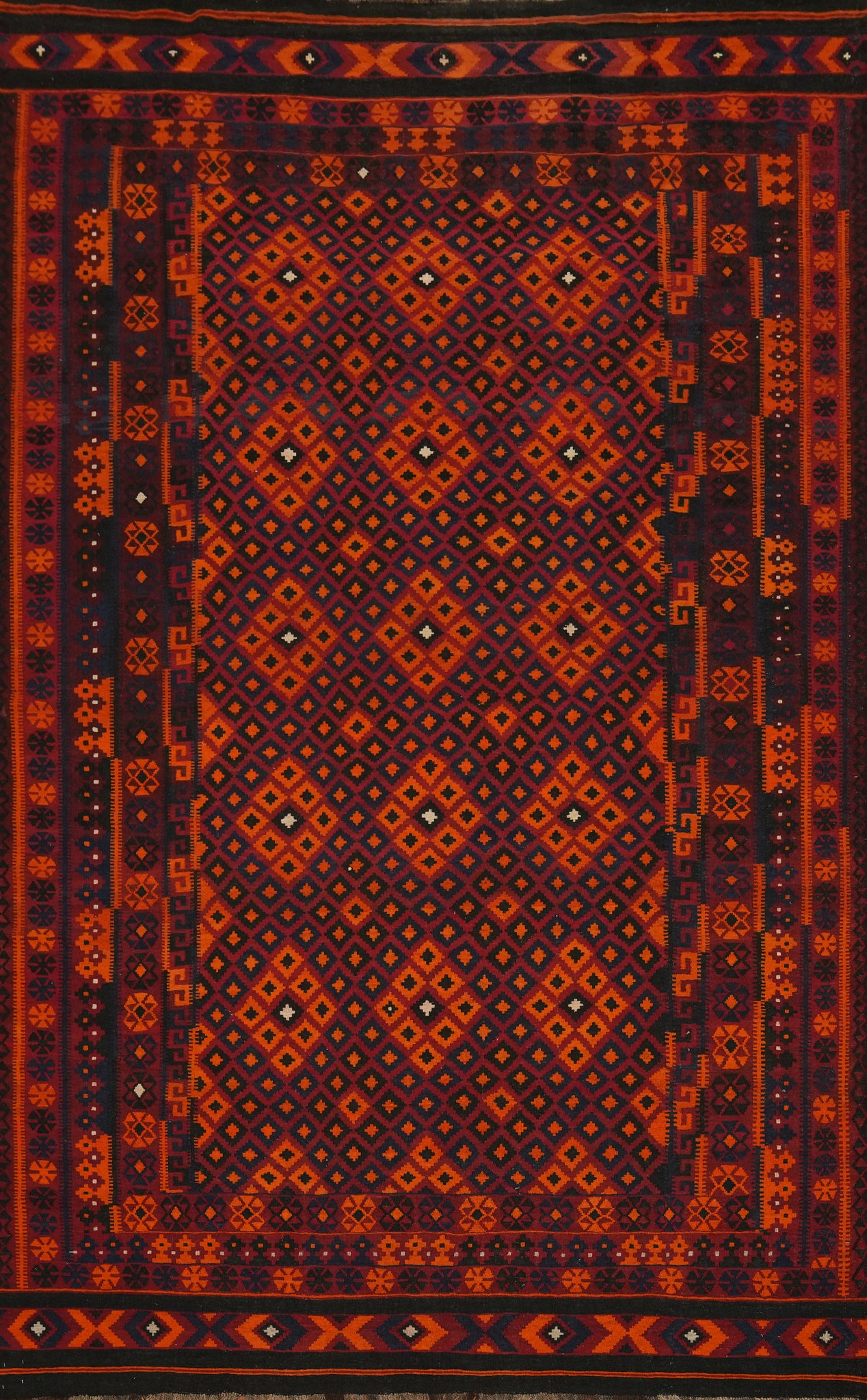 Vegetable Dye Kilim Oriental Large Rug 9x15