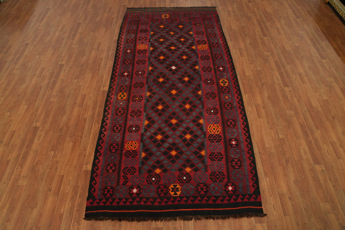 Vegetable Dye Kilim Oriental Area Rug 5x11