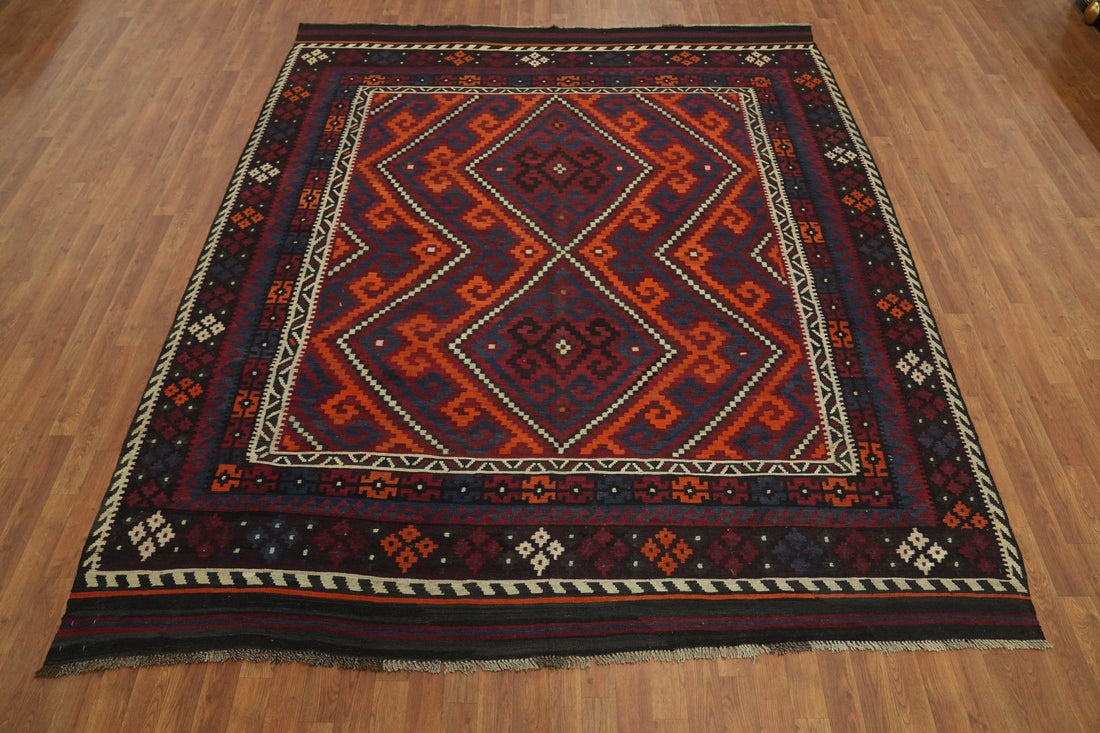 Vegetable Dye Kilim Oriental Area Rug 8x10