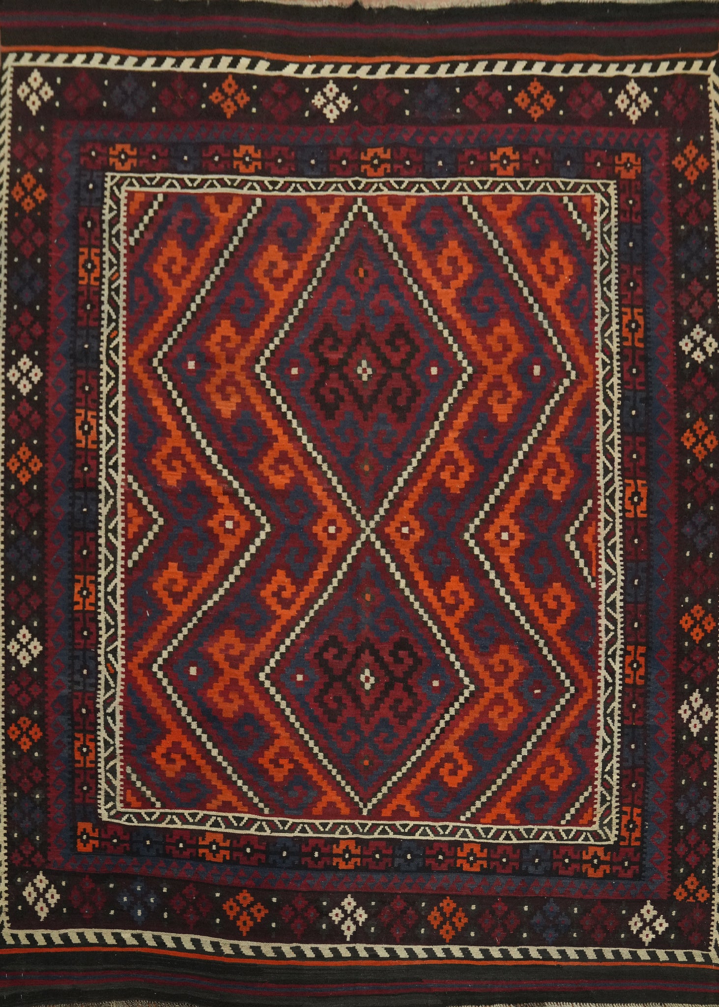 Vegetable Dye Kilim Oriental Area Rug 8x10