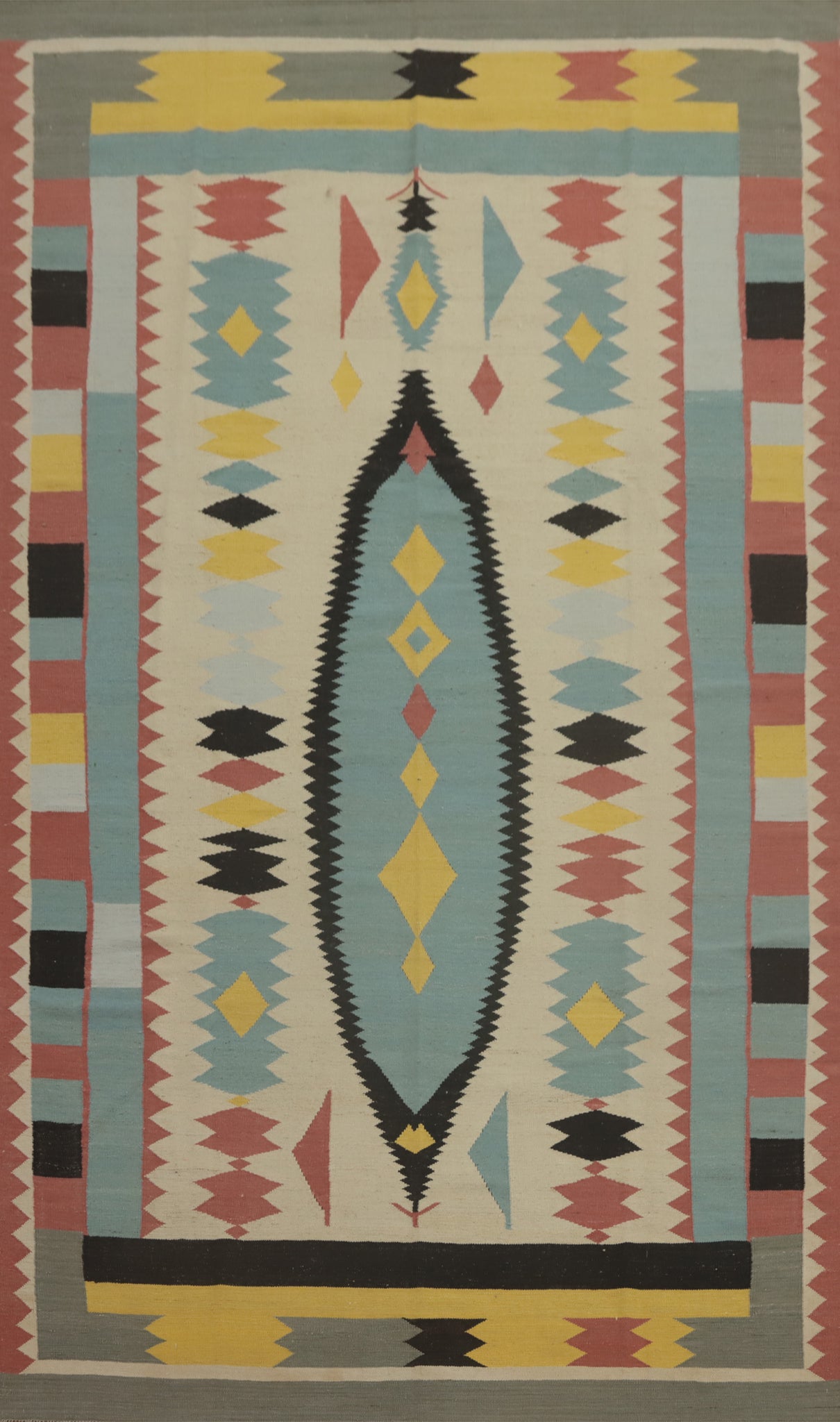 Tribal Kilim Oriental Large Rug 8x15