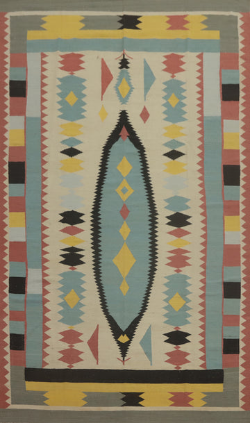 Tribal Kilim Oriental Large Rug 8x15