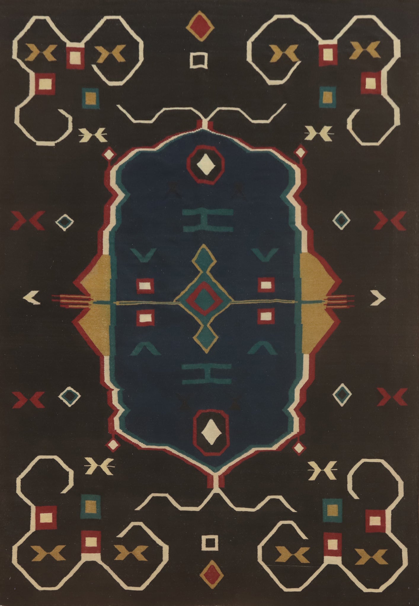 Geometric Kilim Oriental Area Rug 10x13