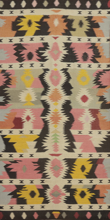 Tribal Kilim Oriental Area Rug 5x12