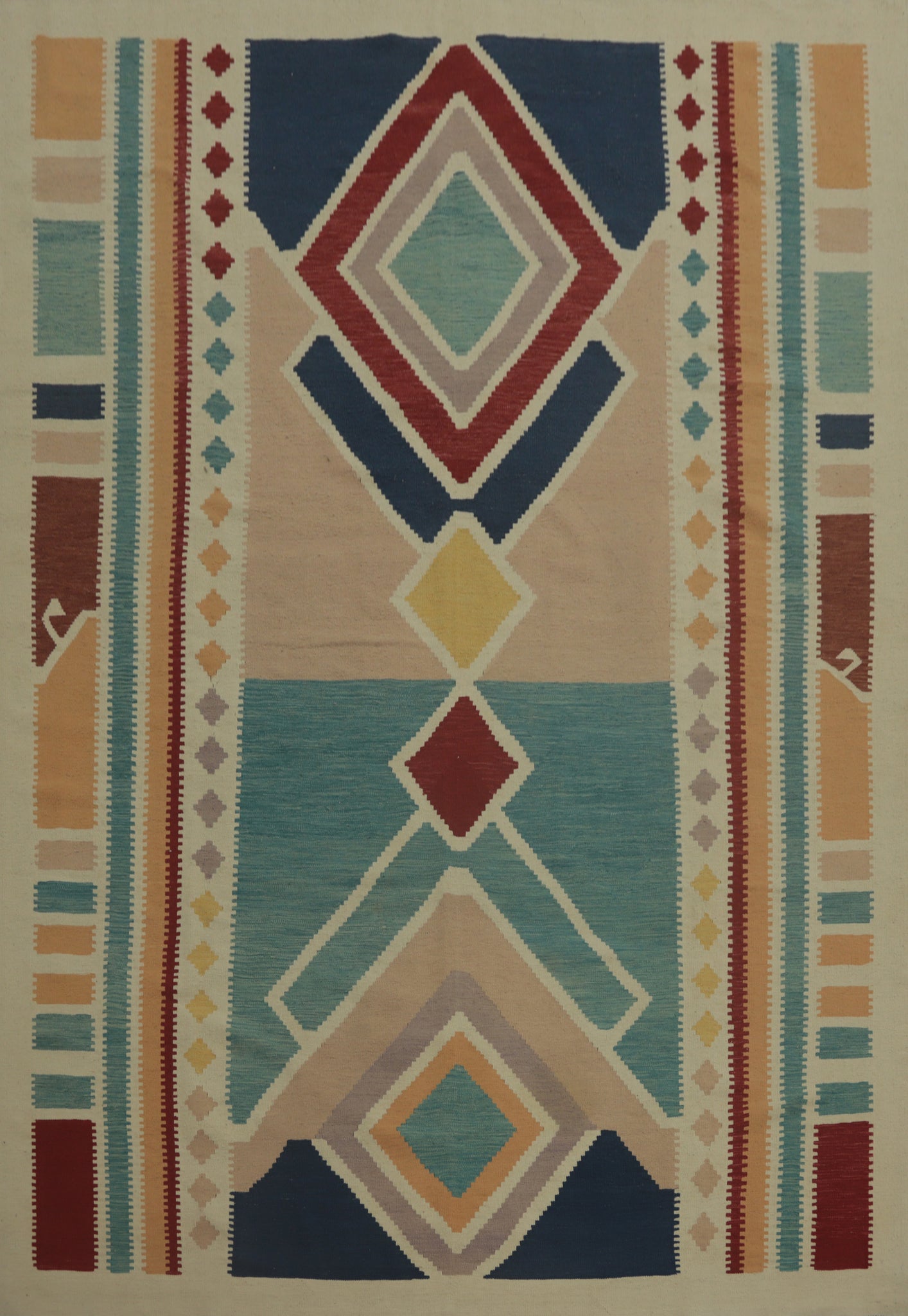 Geometric Kilim Oriental Area Rug 8x10