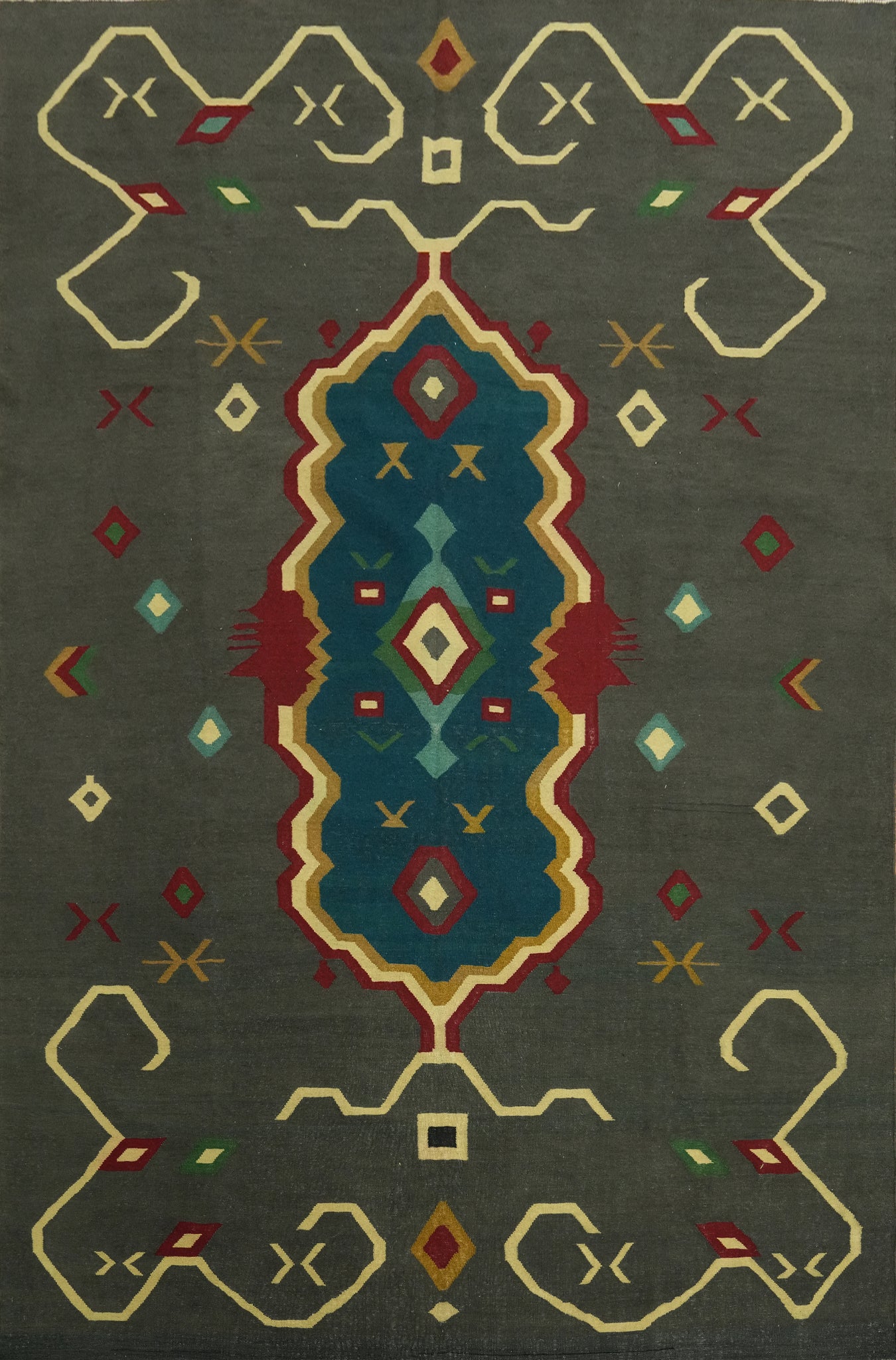 Geometric Kilim Oriental Area Rug 10x13
