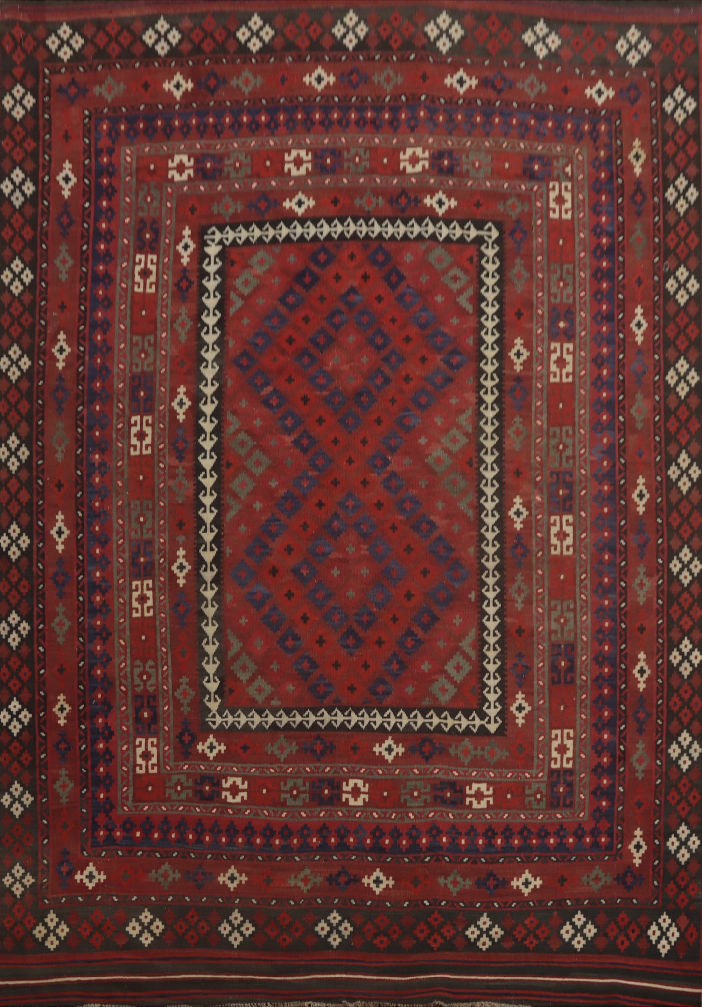 Vegetable Dye Kilim Oriental Area Rug 8x10