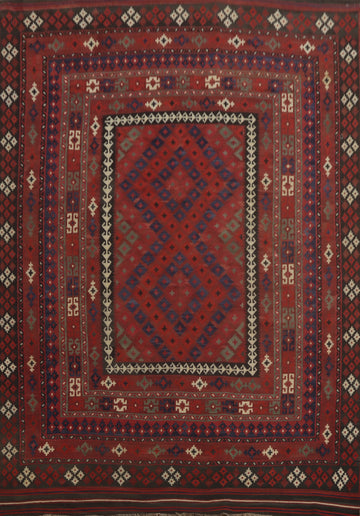 Vegetable Dye Kilim Oriental Area Rug 8x10