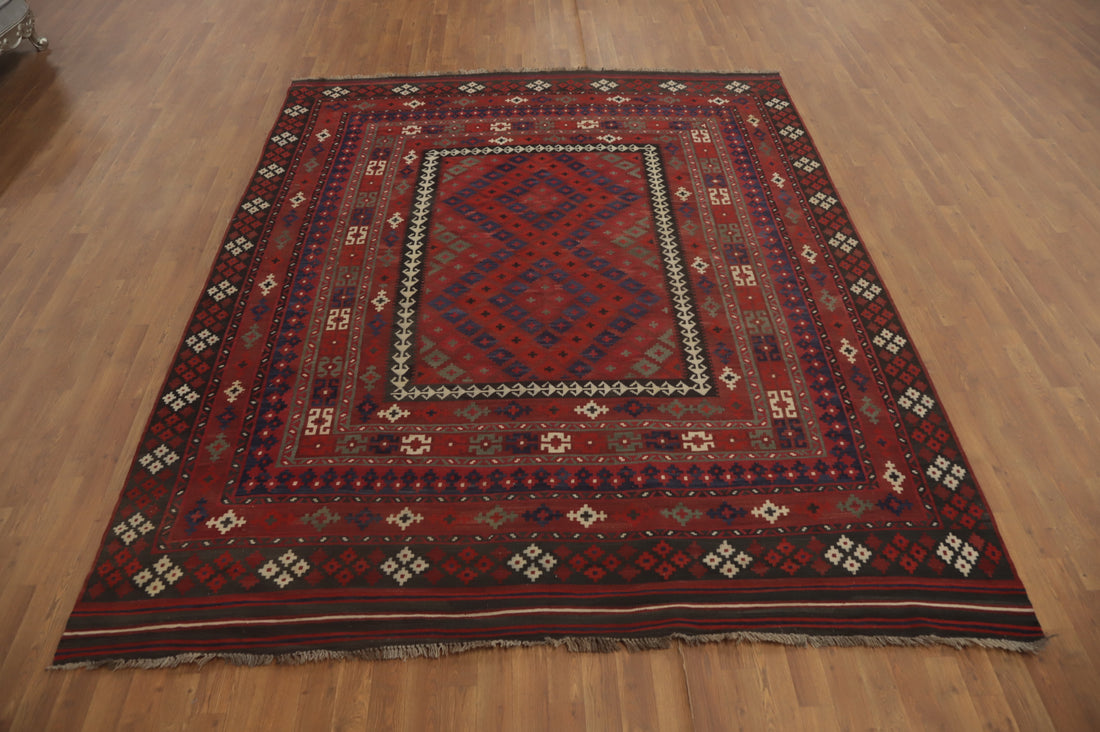 Vegetable Dye Kilim Oriental Area Rug 8x10