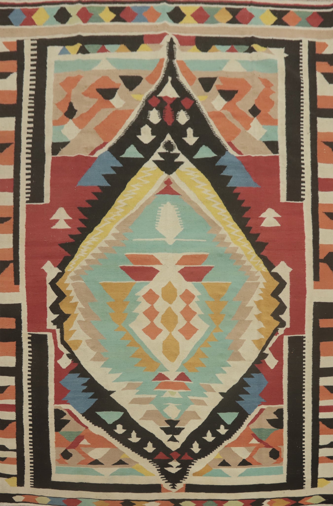 Geometric Kilim Oriental Area Rug 8x11