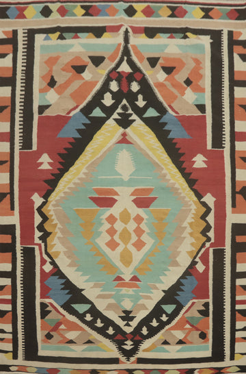 Geometric Kilim Oriental Area Rug 8x11