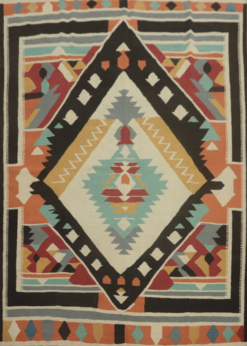 Geometric Kilim Oriental Area Rug 8x10