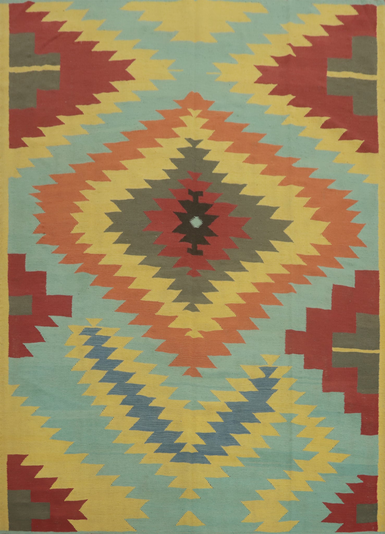 Geometric Kilim Oriental Area Rug 8x10