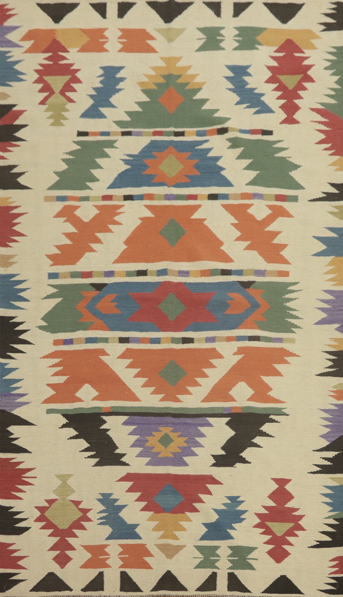 Geometric Kilim Oriental Area Rug 5x8