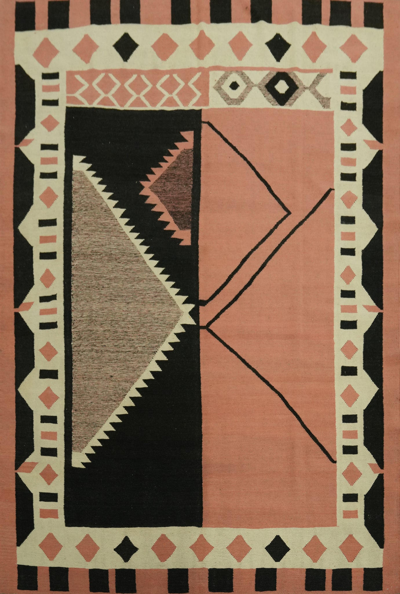 Flat Weave Wool Kilim Oriental Area Rug 8x10