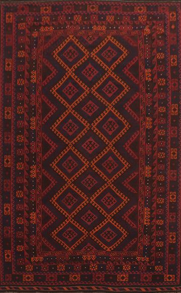 Vegetable Dye Kilim Oriental Area Rug 8x13