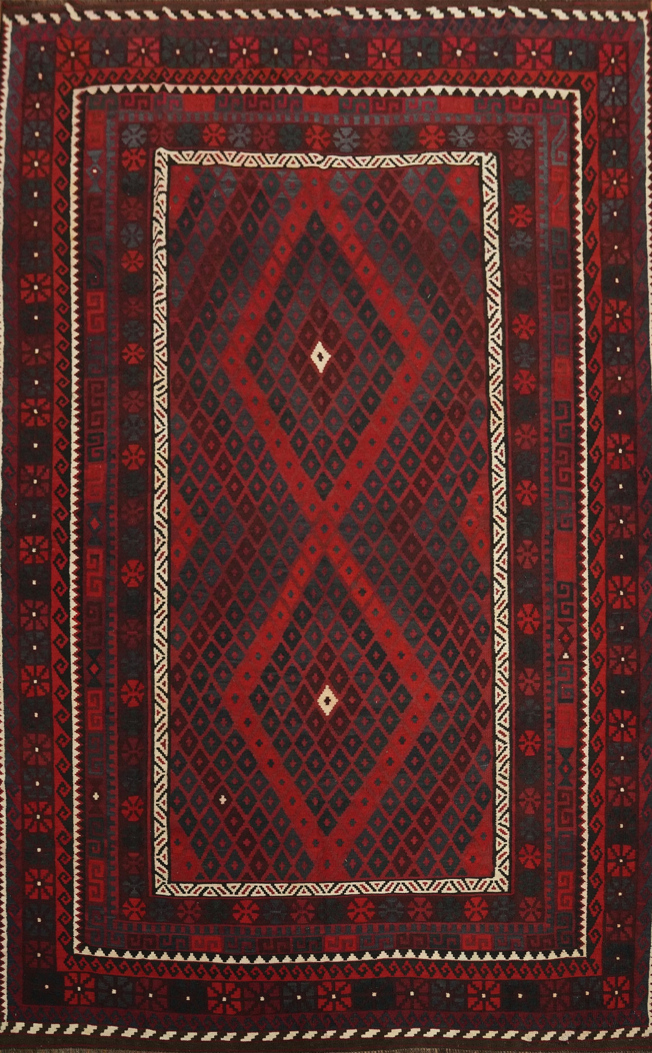 Vegetable Dye Kilim Oriental Area Rug 8x12