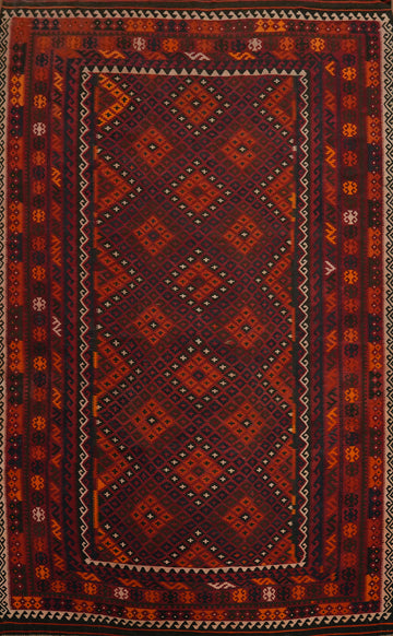 Tribal Kilim Vegetable Dye Area Rug 8x12