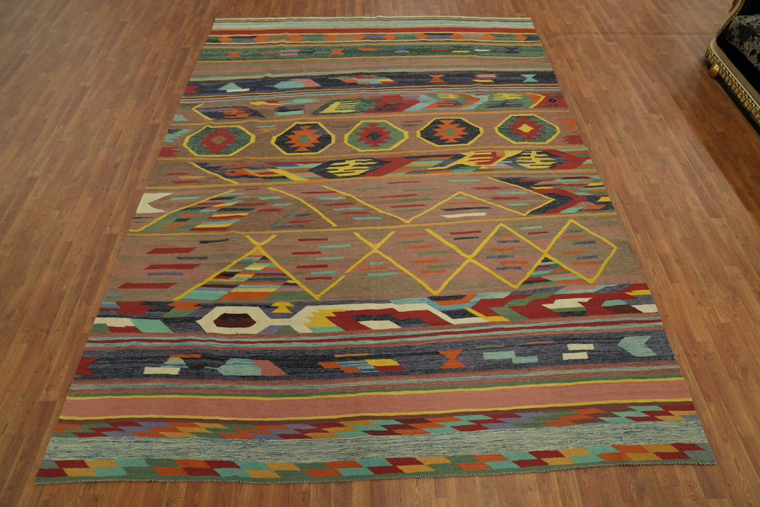 Tribal Kilim Oriental Area Rug 9x13