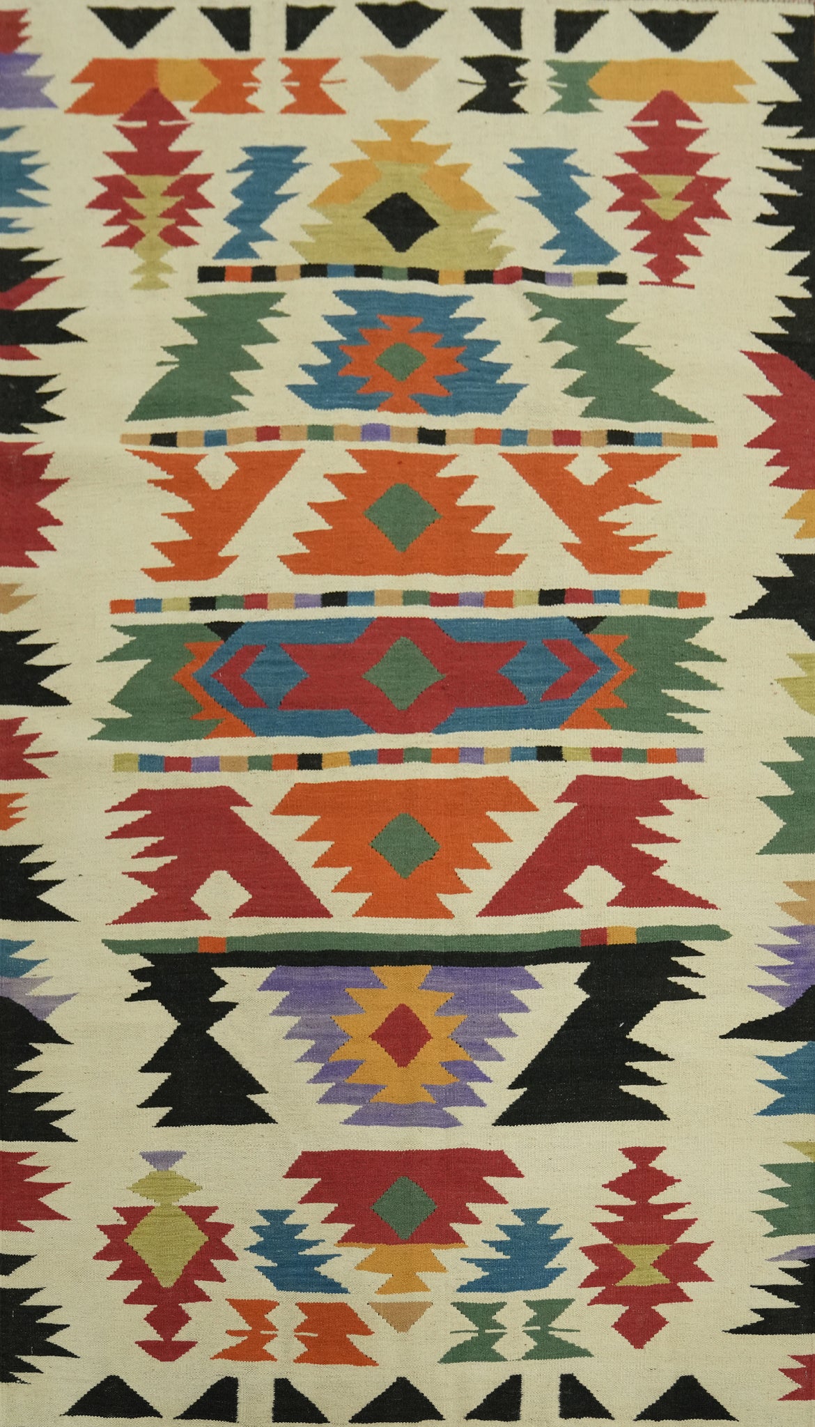 Geometric Kilim Oriental Area Rug 5x8