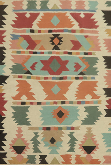 Geometric Kilim Oriental Area Rug 6x8