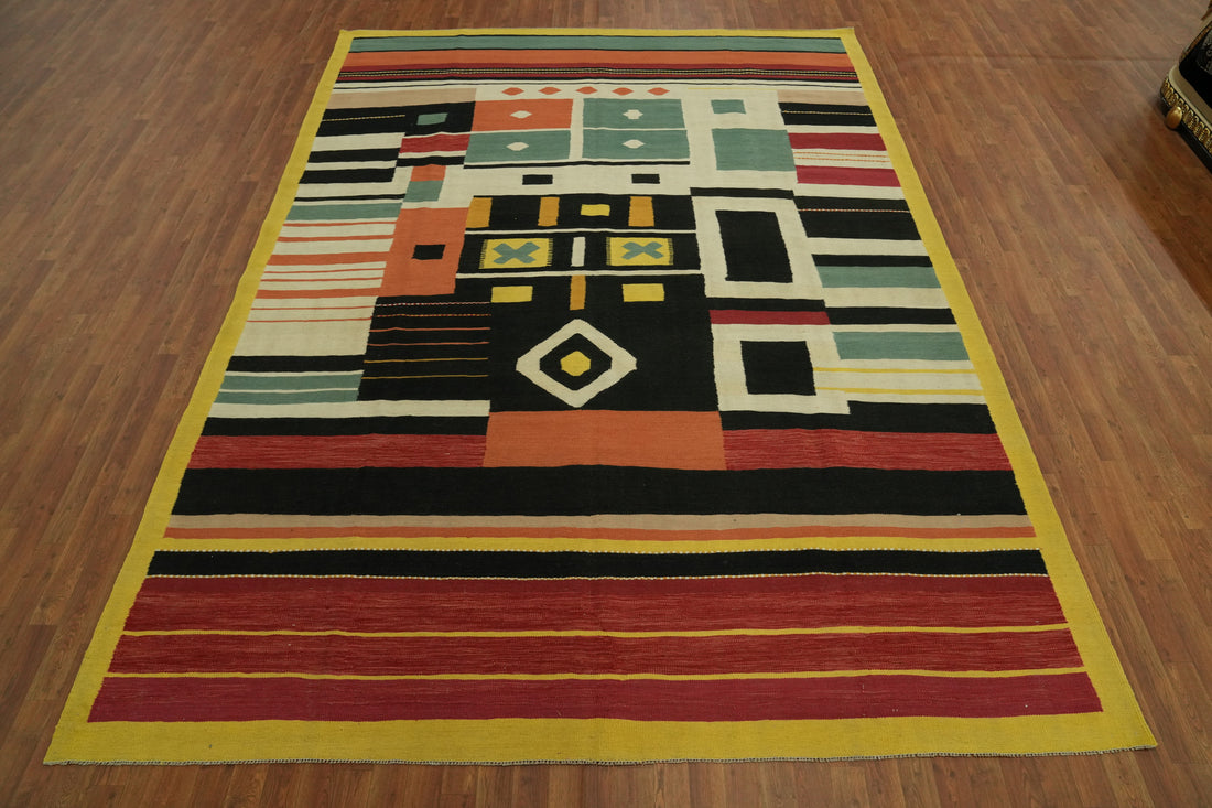 Geometric Kilim Oriental Area Rug 9x12