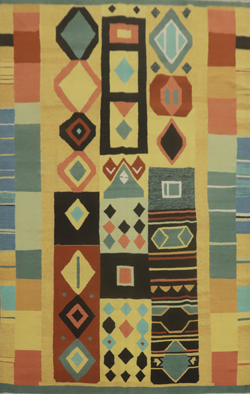 Geometric Kilim Oriental Area Rug 9x12