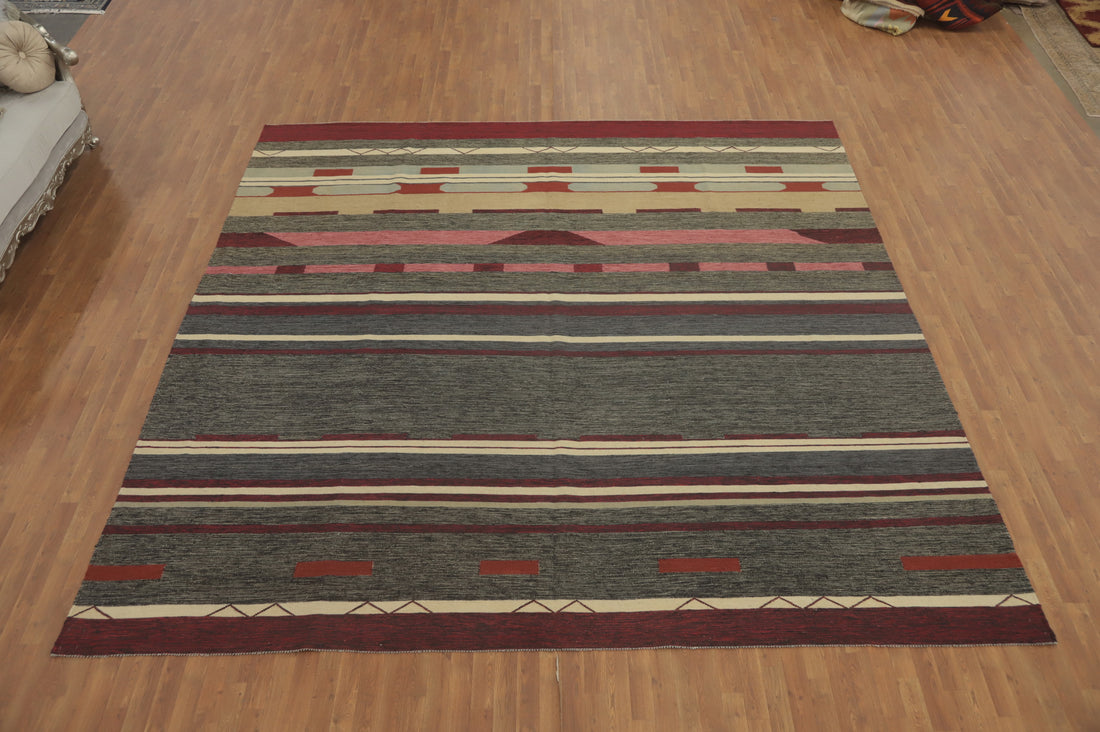 Vegetable Dye Kilim Square Large Rug 12x12
