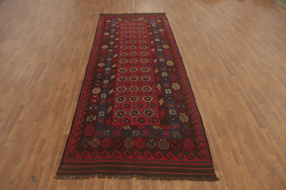 Vegetable Dye Kilim Oriental Area Rug 5x13