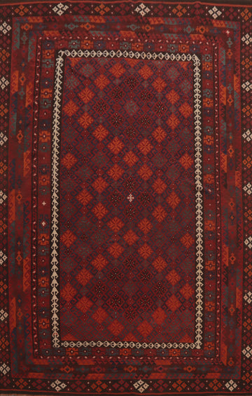 Tribal Kilim Vegetable Dye Wool Area Rug 8x13