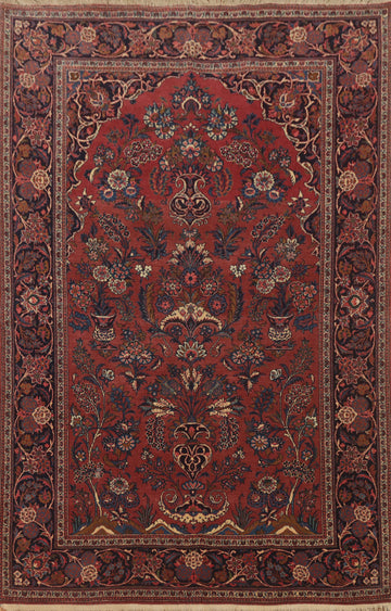 Vegetable Dye Masterpiece Abadeh Persian Rug 4x7