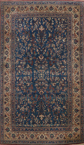 Pre-1900 Vegetable Dye Masterpiece Nain Toodeshk Persian Rug 5x9