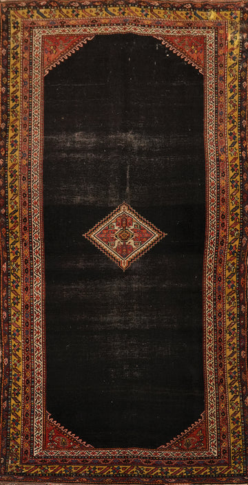 Pre-1900 Vegetable Dye Malayer Persian Area Rug 5x10