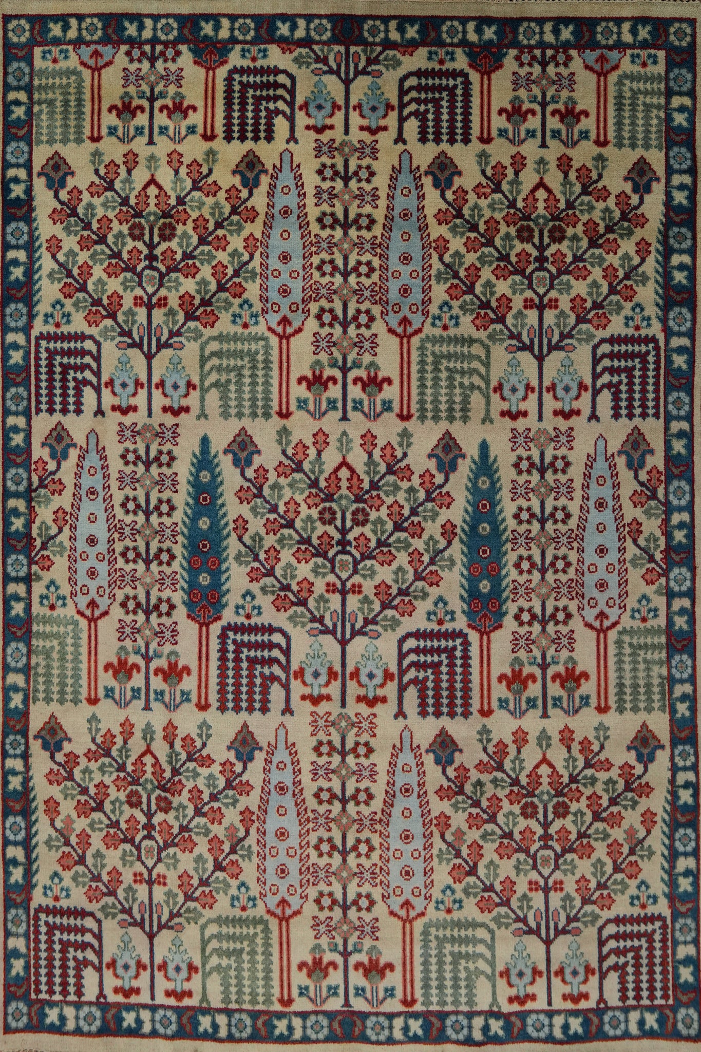 Handmade Wool Ziegler Indian Area Rug 8x10
