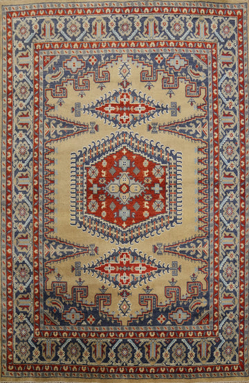Geometric Viss Indian Area Rug 8x10